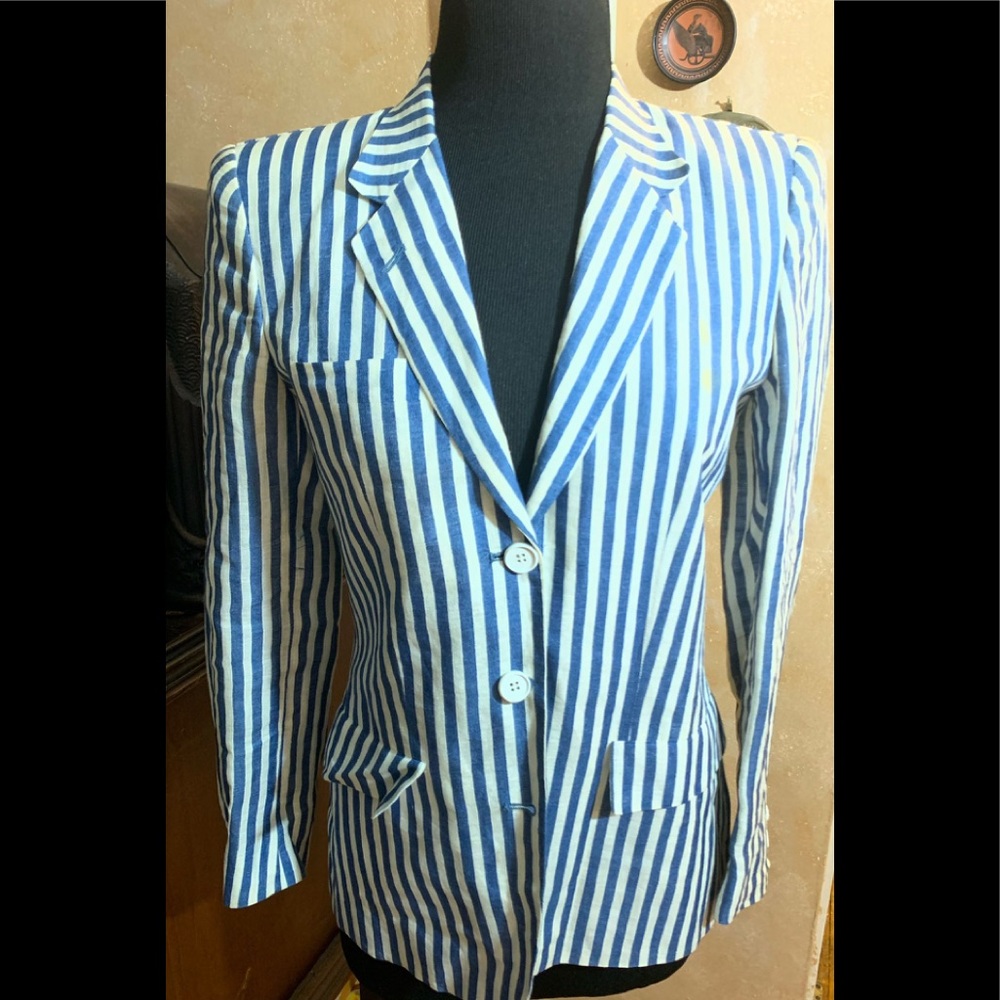 Vintage 50’s Style Bill Kaiserman Striped Blazer